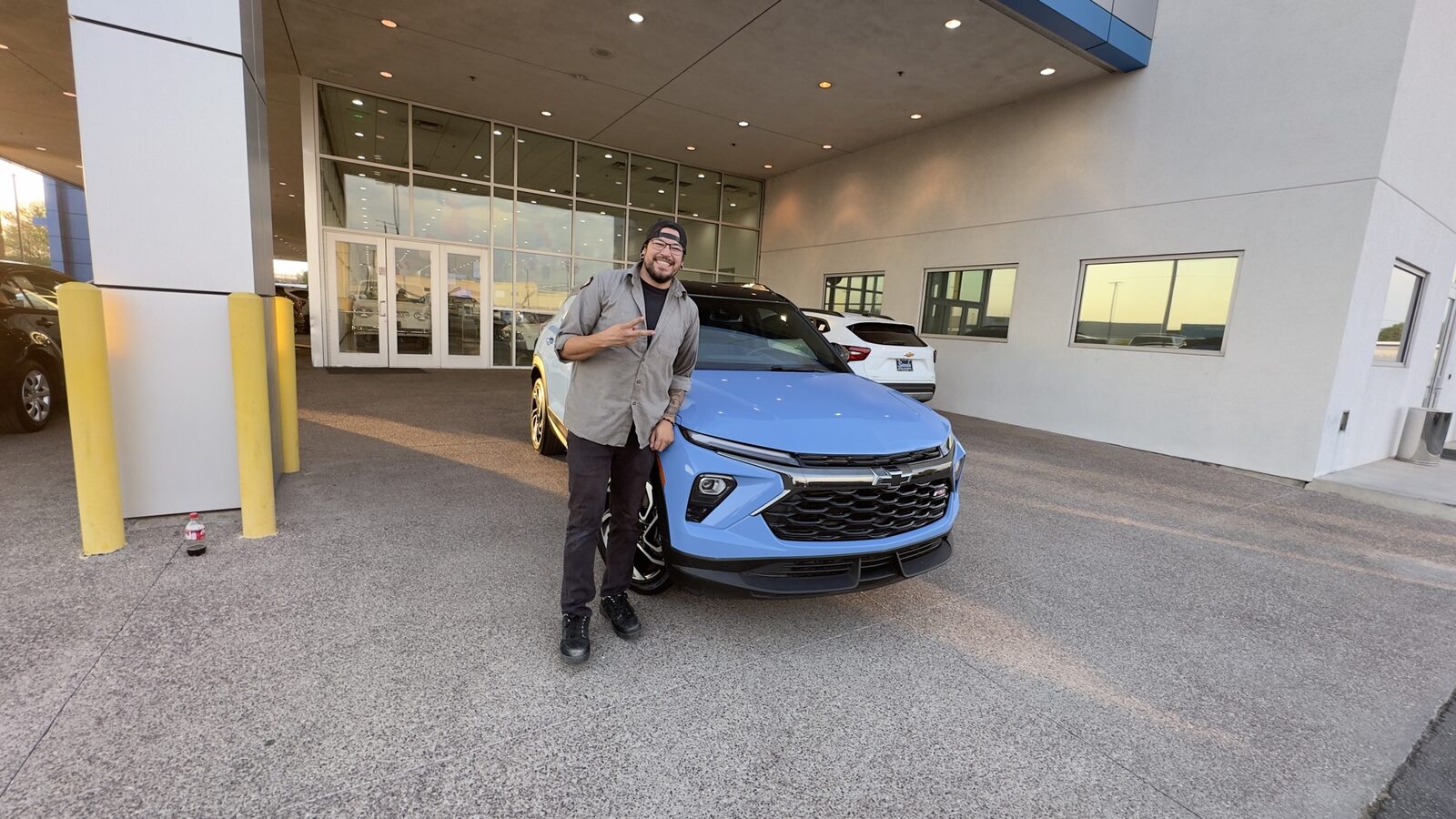 New owner with his blue Trailblazer RS